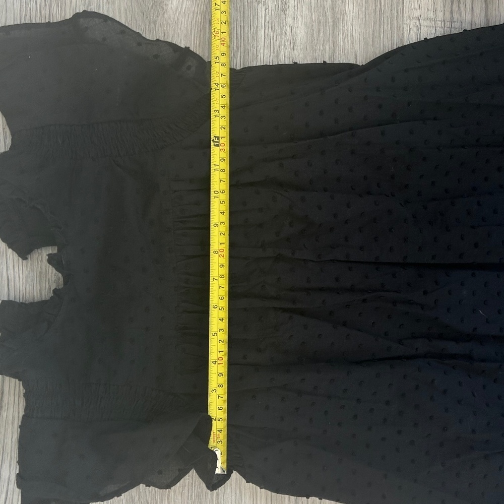 Who What Wear Light Weight Black  Maxi Dress Sz XS - Picture 5 of 10